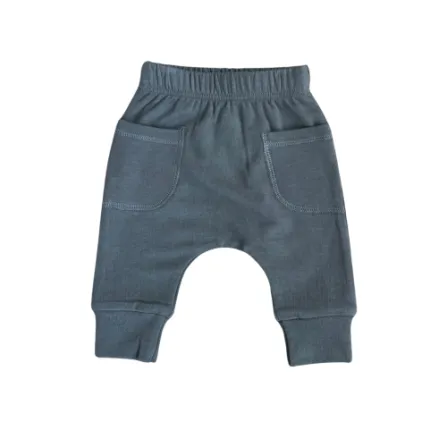 Baby Sprouts, Baby Pocket Pants-Gray Wash