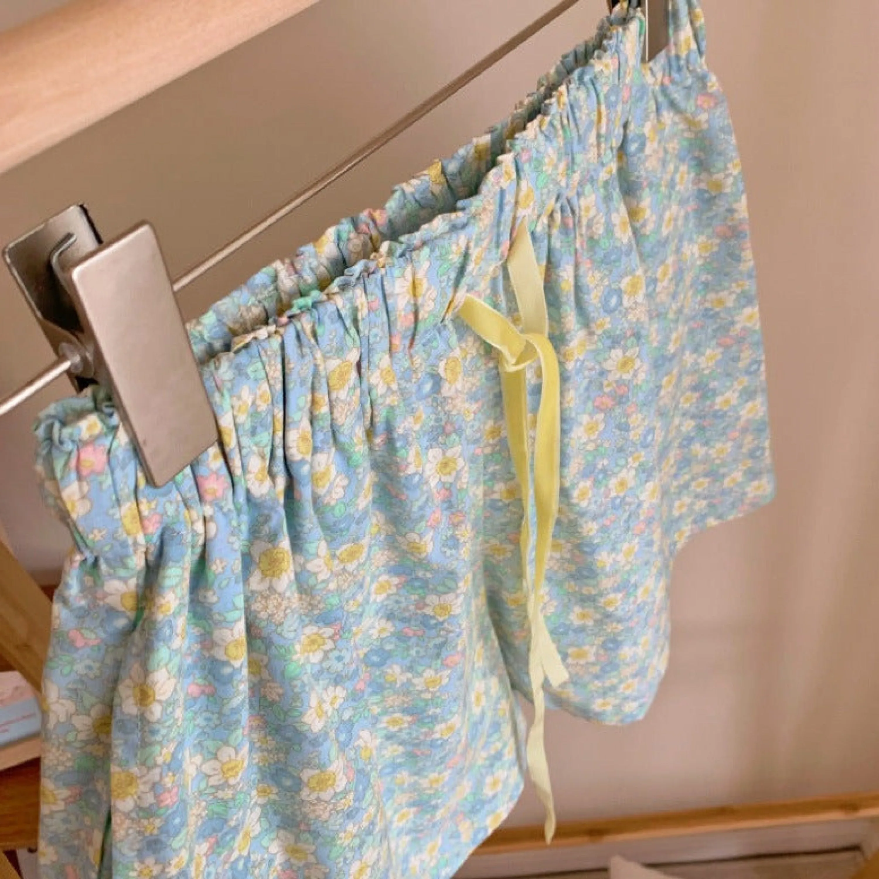 Blossom Floral Pants Lounge Bottoms / Cream
