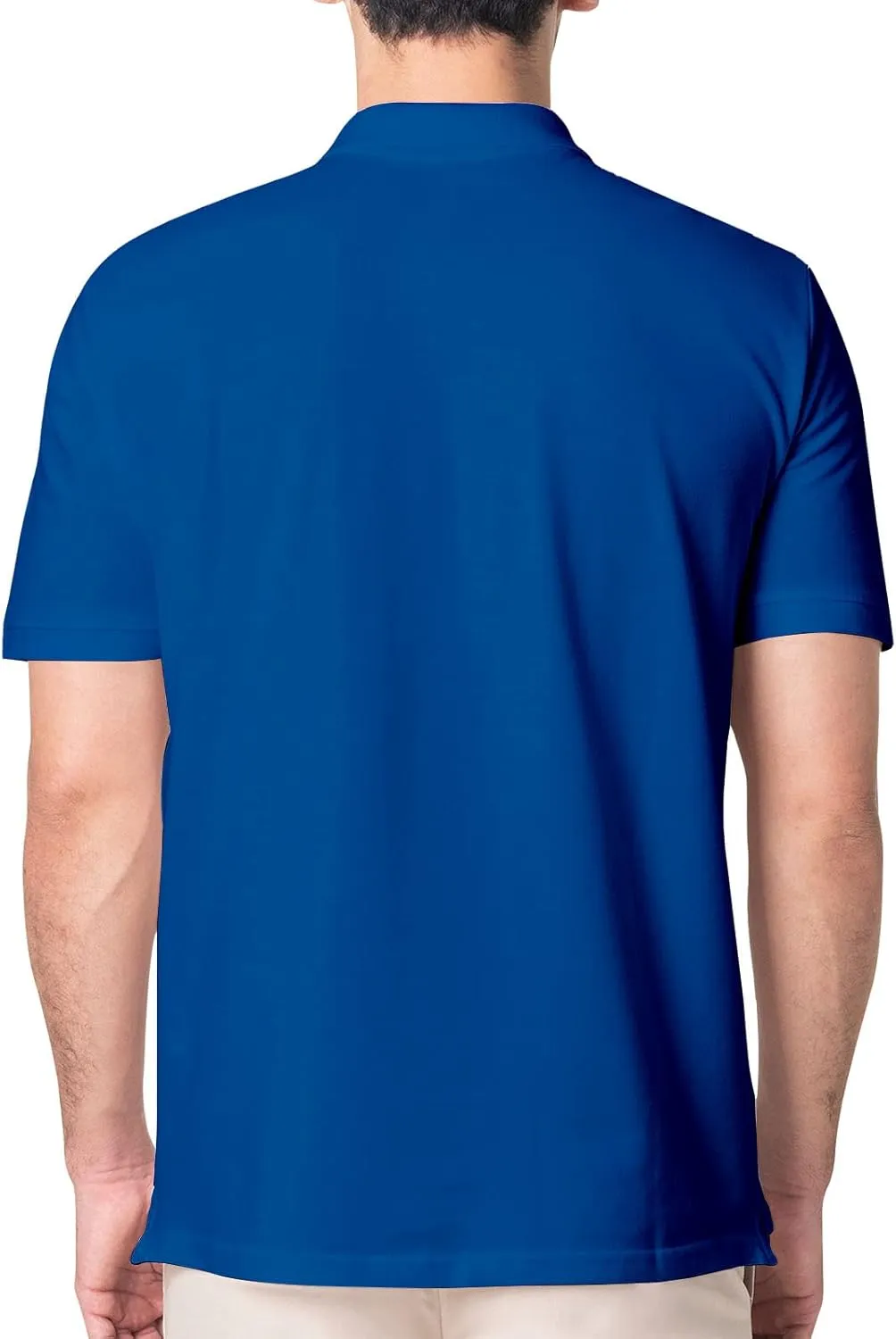 Custom T Shirt Polo for Men Design Your Own Personalized Customized Golf Tee Embroidered Text Photo Logo