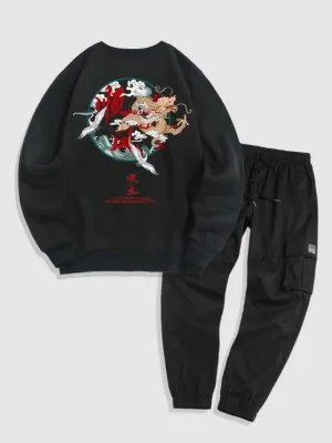 Graphic Sweatshirt and Cargo Pants