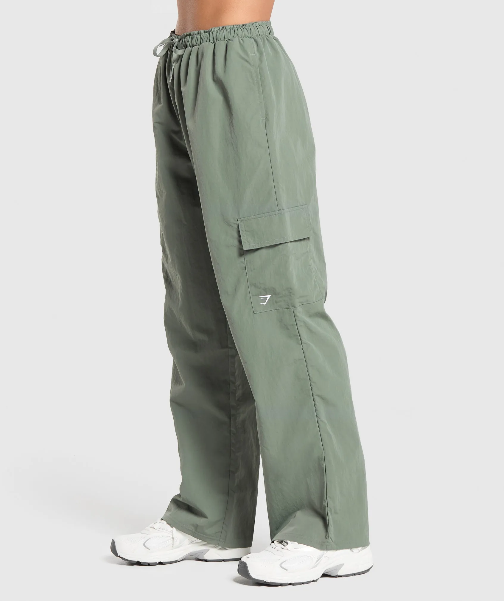Gymshark Cargo Woven Pants - Unit Green