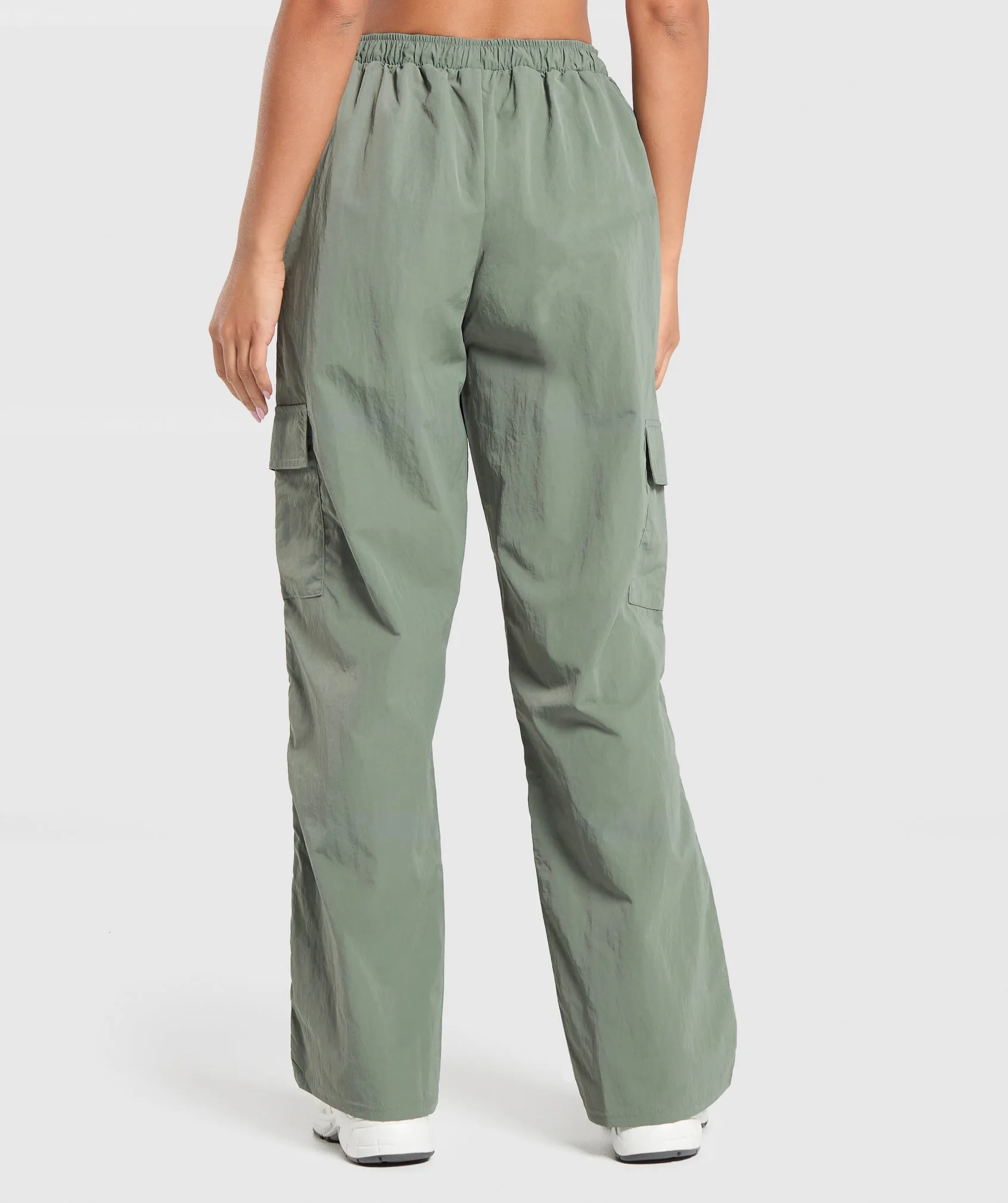 Gymshark Cargo Woven Pants - Unit Green