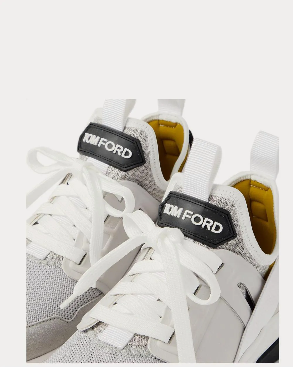 Jago Suede, Mesh and Neoprene  Gray low top sneakers