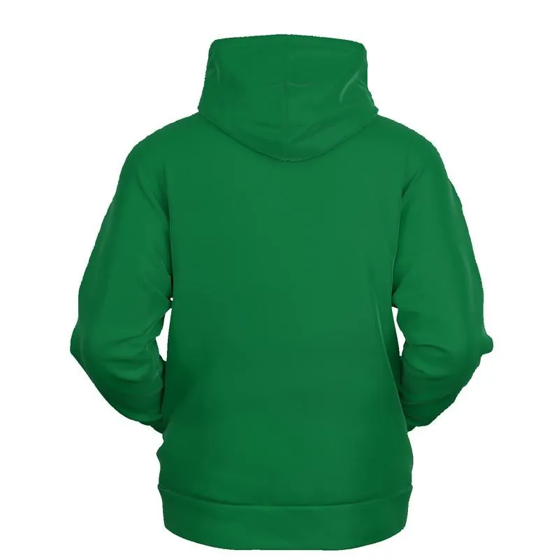 Medium Green Hoodie | Unisex | with PLUS sizes | C100M0Y100K45