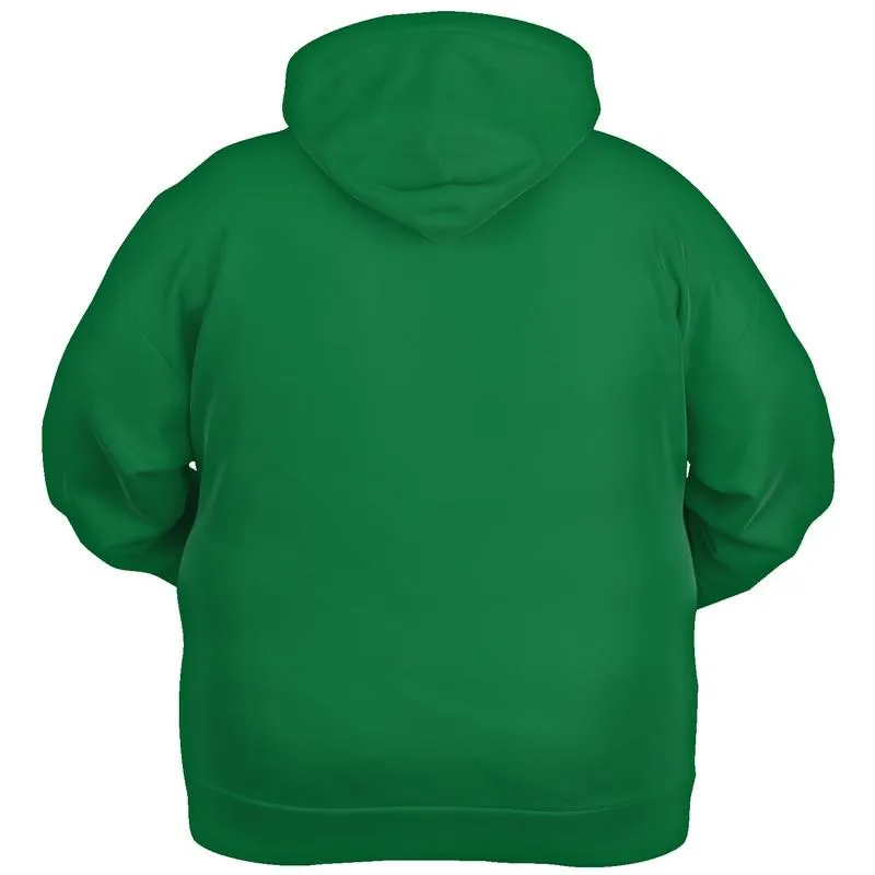 Medium Green Hoodie | Unisex | with PLUS sizes | C100M0Y100K45
