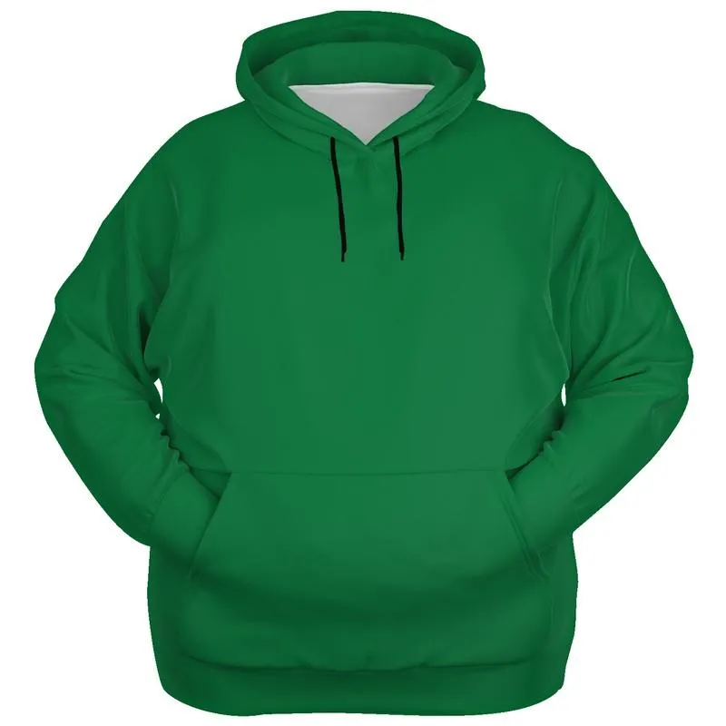 Medium Green Hoodie | Unisex | with PLUS sizes | C100M0Y100K45