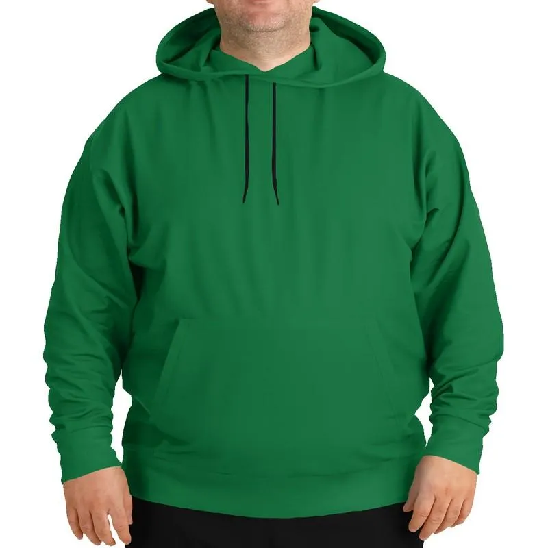 Medium Green Hoodie | Unisex | with PLUS sizes | C100M0Y100K45