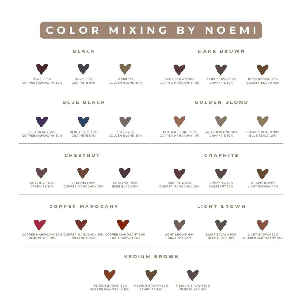 Noemi Hybrid Brow & Lash Dye - Medium Brown