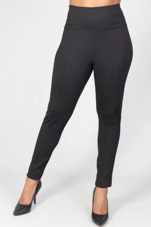 Sabrina Lauren PT7279A Seam Ponte Knit Pant