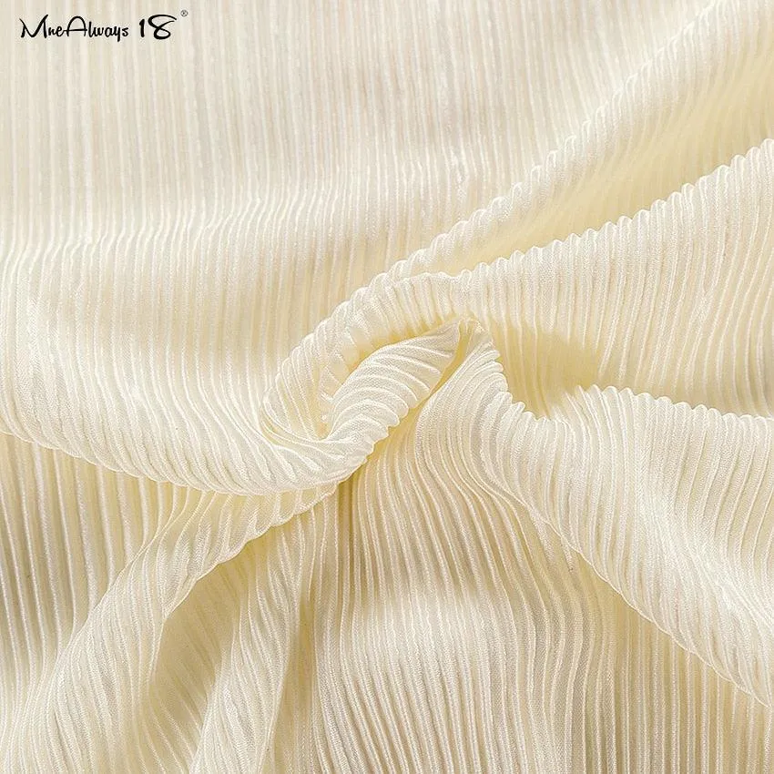 Wide Leg Pleated Pants