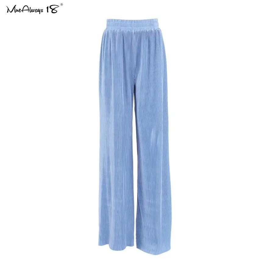 Wide Leg Pleated Pants