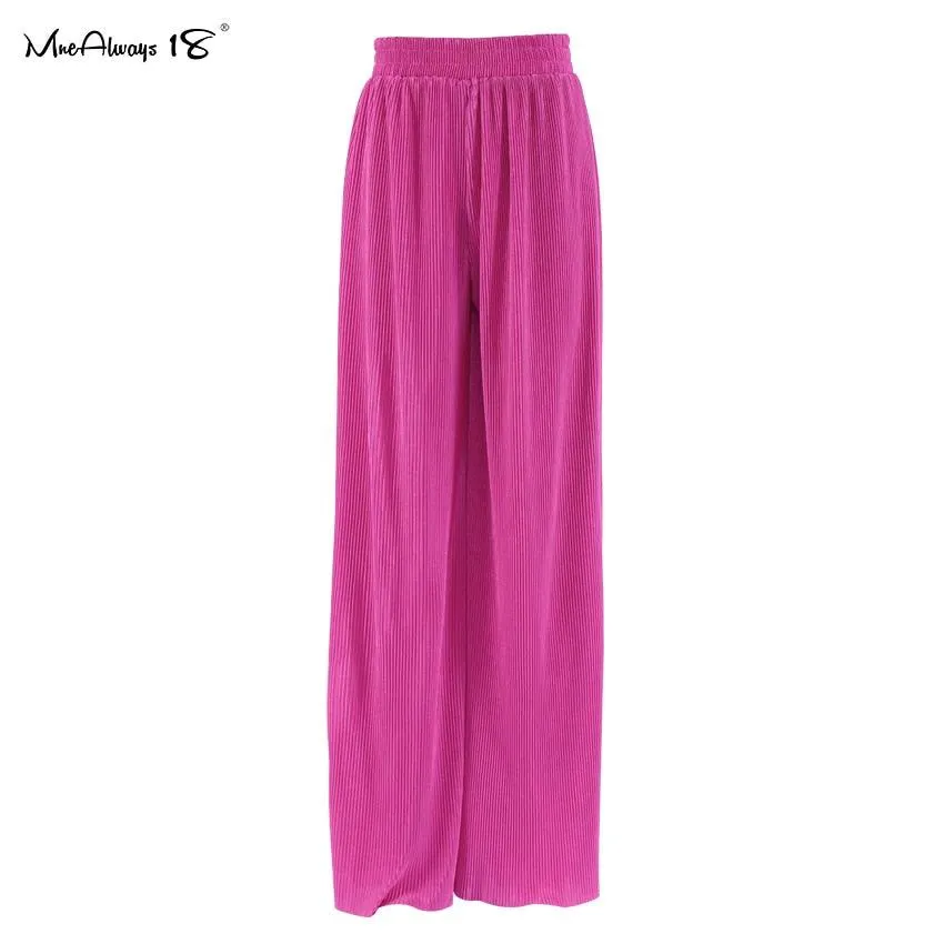 Wide Leg Pleated Pants